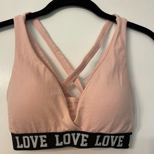 Pink Sports Bra LOVE